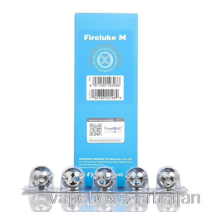 E-Juice Vape FreeMax FireLuke M / TX Mesh Replacement Coils 0.5ohm TNX2 Mesh Coils